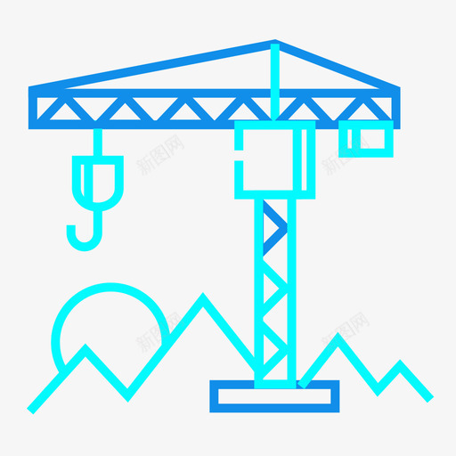 工程建设svg_新图网 https://ixintu.com 工程建设 精美 单色 线性 商务 方正