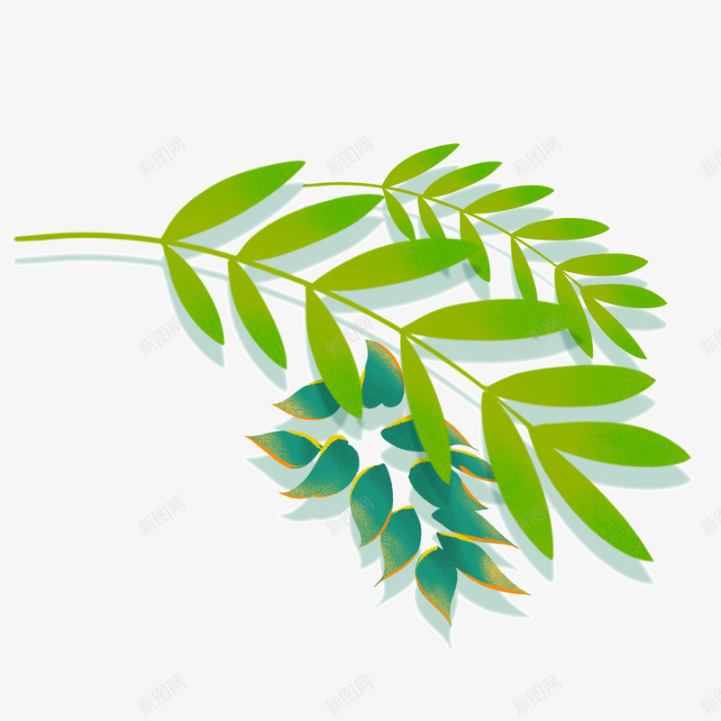 绿色植物点缀装饰组合png免抠素材_新图网 https://ixintu.com 绿色植物 点缀 装饰 组合