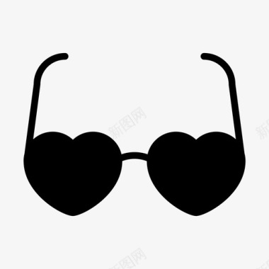 爱眼镜护目镜心图标