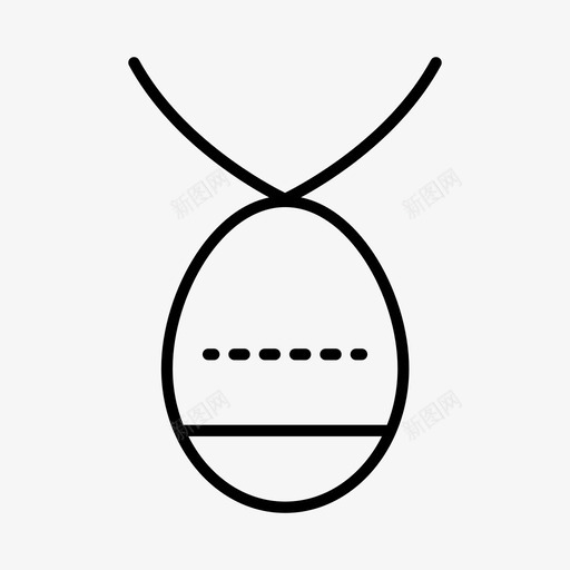 复活节装饰复活节彩蛋复活节项链svg_新图网 https://ixintu.com 复活节 装饰 彩蛋 项链 快乐