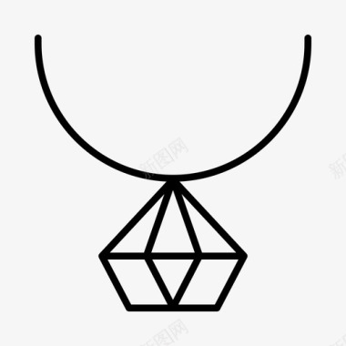 采购产品钻石项链钻石项链时装图标