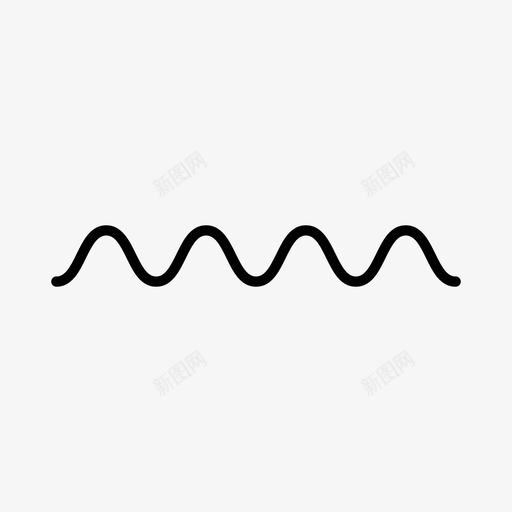 波浪线线条形状svg_新图网 https://ixintu.com 波浪 线线 线条 形状 笔划