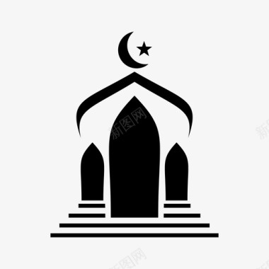 穆哈拉姆伊斯兰节日伊斯兰新年图标