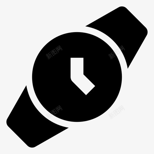 手表钟表时尚svg_新图网 https://ixintu.com 手表 钟表 时尚 时间 腕表 必备 固体
