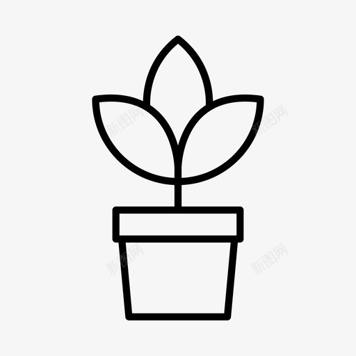 盆栽植物花卉绿化svg_新图网 https://ixintu.com 植物 盆栽 花卉 绿化 室内
