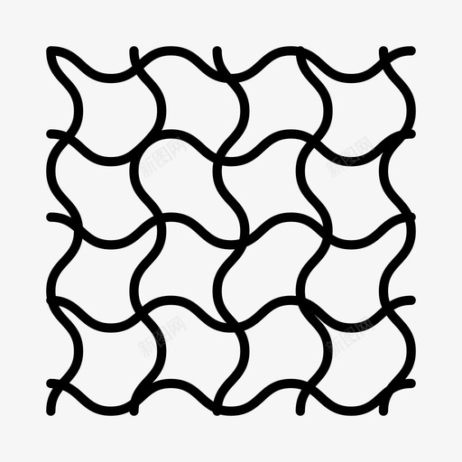 波纹线条图案svg_新图网 https://ixintu.com 线条 波纹 图案 形状 笔划