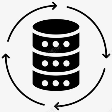 数据库备份数据存储存储备份图标