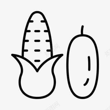玉米玉米芯农场图标