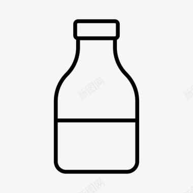 瓶子饮料橄榄油图标