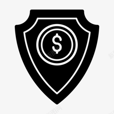 金融安全商业保险商业安全图标