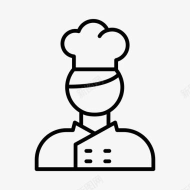 面包师面包房烘焙图标