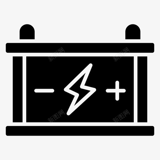 汽车电池电存储电子设备svg_新图网 https://ixintu.com 汽车 电池 存储 电子设备 充电电池 运输 汽车修理 字形 矢量 矢量图 图标