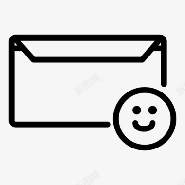 贴纸信息电子邮件信件图标