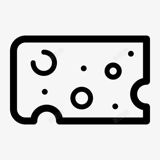 奶酪乳制品脂肪svg_新图网 https://ixintu.com 奶酪 乳制品 脂肪 食品 切片 农业