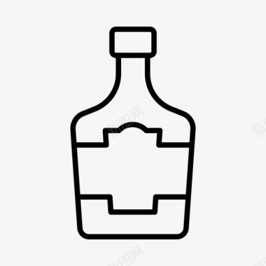酱汁酒精瓶子图标