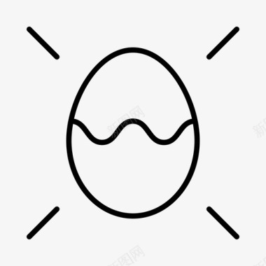 复活节彩蛋复活节彩蛋装饰复活节食品图标