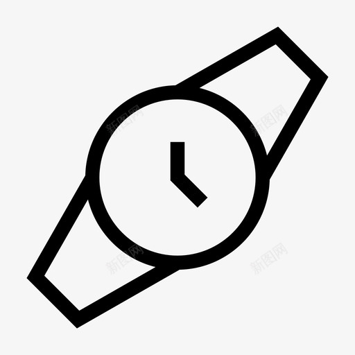 腕表钟表时尚svg_新图网 https://ixintu.com 腕表 钟表 时尚 时间 用户界面