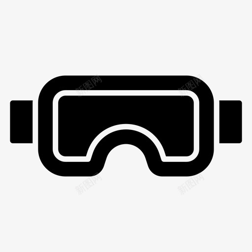 安全眼镜眼镜阴影svg_新图网 https://ixintu.com 眼镜 安全 阴影 太阳镜 一套 体育 实心 矢量 矢量图 图标