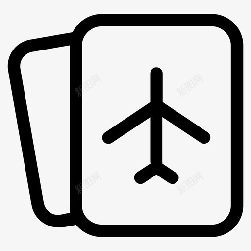 度假飞机机票svg_新图网 https://ixintu.com 度假 飞机 机票 旅行