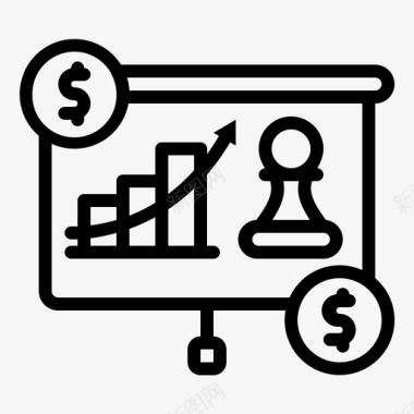 营销策略搜索引擎优化技术图标