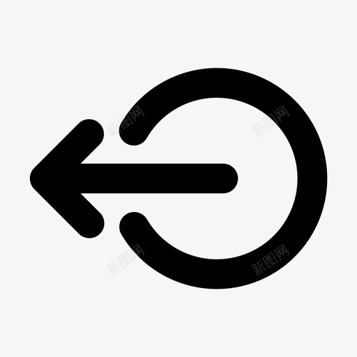 箭头方向左边svg_新图网 https://ixintu.com 箭头 方向 左边