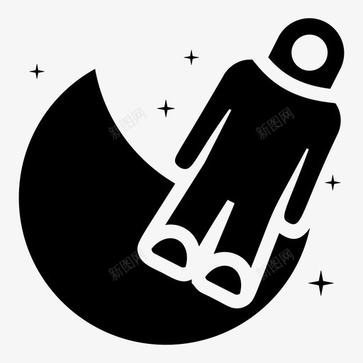 宇航员天文学太空人svg_新图网 https://ixintu.com 宇航员 太空 天文学 太空人 行走 雕文 图标 收藏