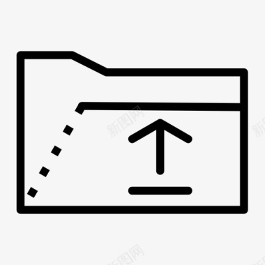 打开文件夹应用程序文档图标