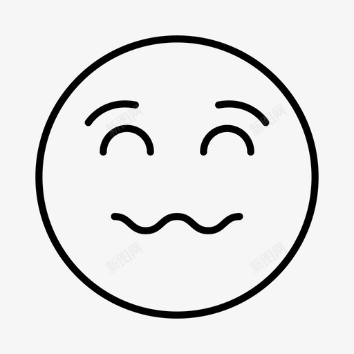 忧愁表情化身表情svg_新图网 https://ixintu.com 表情 忧愁 化身