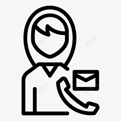 客户服务化身客户关怀svg_新图网 https://ixintu.com 客户服务 化身 客户 女性 关怀 支持 女工