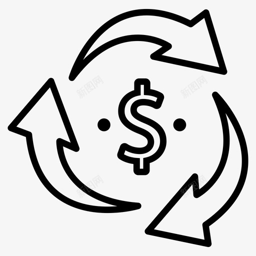 货币流通速度周期金融周期svg_新图网 https://ixintu.com 周期 货币流通 速度 货币 金融 体系 支付