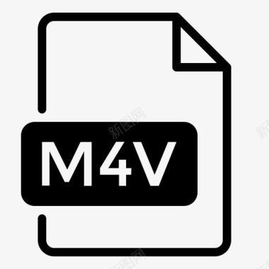 m4v文档文件图标