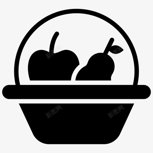 水果篮食物篮食物桶svg_新图网 https://ixintu.com 水果篮 食物 水果 柳条 健康 一套 天气 秋天 天和 生态 雕文