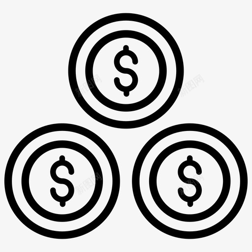 收入收益基金svg_新图网 https://ixintu.com 收入 收益 基金投资 储蓄 储蓄金 金融 科技 区块 系列 集合