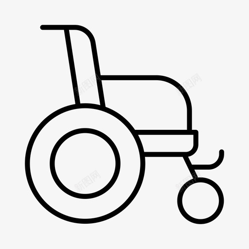 轮椅残疾老年人svg_新图网 https://ixintu.com 轮椅 老年人 残疾 医疗 退休