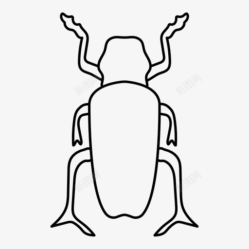 甲虫虫子森林svg_新图网 https://ixintu.com 甲虫 虫子 森林 多毛