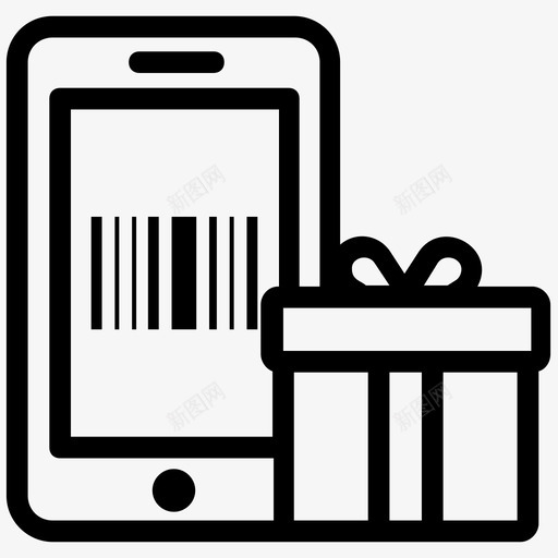 包裹跟踪订单跟踪包裹扫描svg_新图网 https://ixintu.com 包裹 跟踪 扫描 订单 二维 搜索 购物 商业 系列 图标 集合