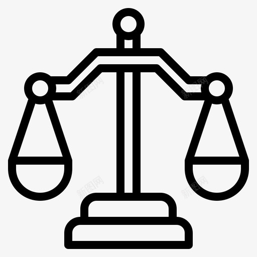 平衡金融司法svg_新图网 https://ixintu.com 金融 平衡 司法 法律 货币 商业