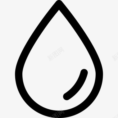 水水滴液态水图标
