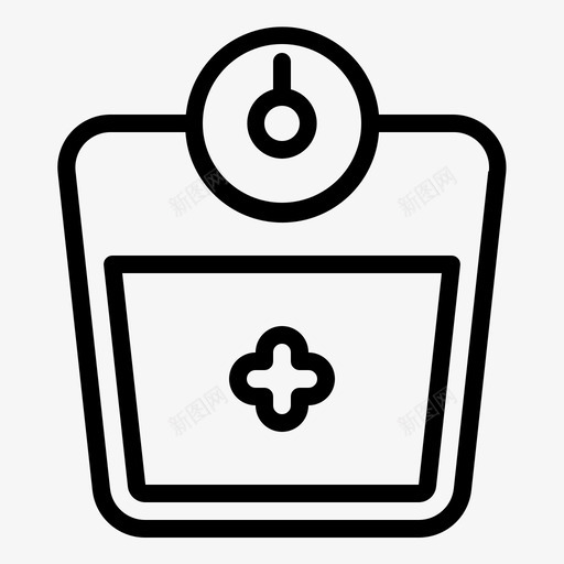 体重秤护理健康svg_新图网 https://ixintu.com 体重 护理 健康 医院 医疗