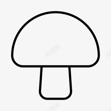 春天花园蘑菇图标