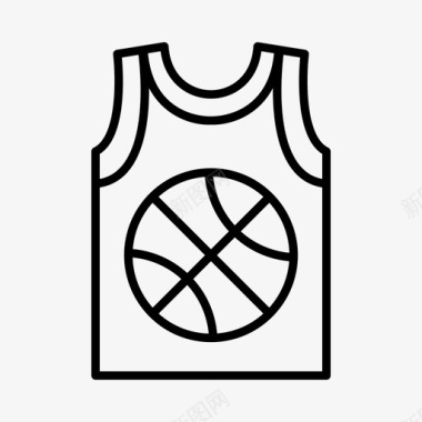 篮球美国篮球球衣图标