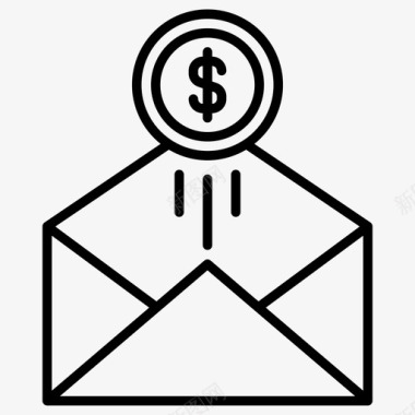 信封电子邮件财务图标