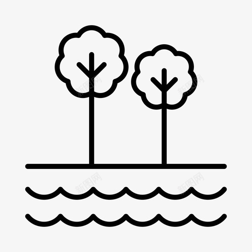 溪流探险自然svg_新图网 https://ixintu.com 溪流 探险 自然 户外 公园 树木