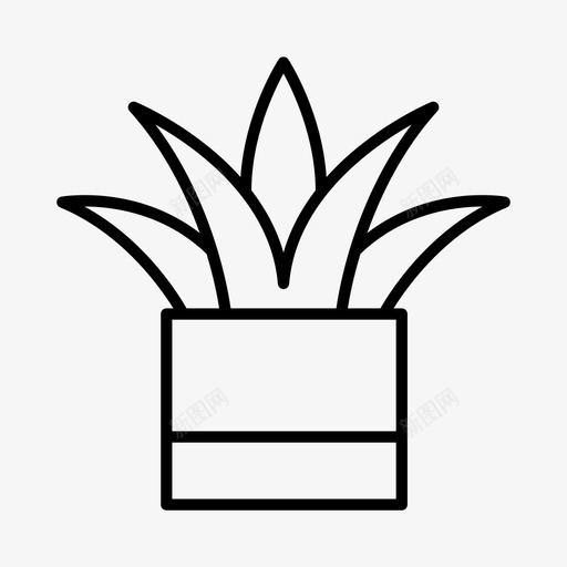 多汁植物装饰品室内植物svg_新图网 https://ixintu.com 植物 多汁 装饰品 室内 盆栽