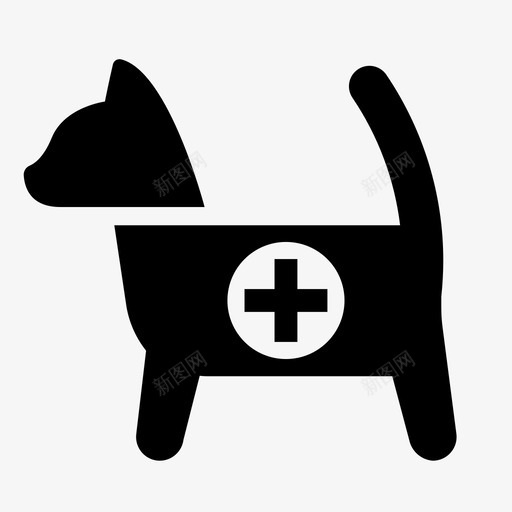 猫兽医宠物兽医svg_新图网 https://ixintu.com 兽医 宠物 医疗服务 动物园 收藏