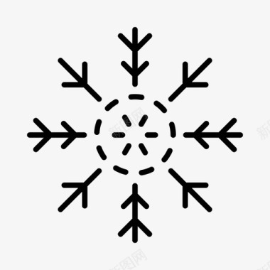 霜雪雪花图标