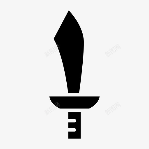 剑匕首骑士svg_新图网 https://ixintu.com 匕首 骑士 中世纪 实心