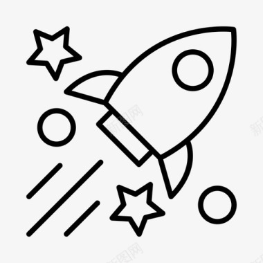 火箭星系星际图标