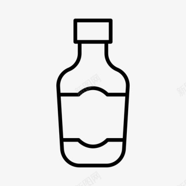 酱汁酒精瓶子图标