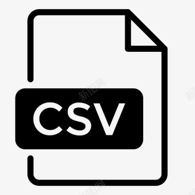 csv文件格式文件类型图标